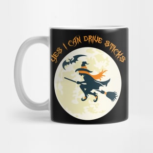 Sticks Witch Mug